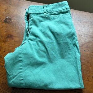 Loft outlet petite original crop women’s pastel capris sz 6P